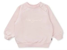 sweatshirt fra Mads Nørgaard i heavenly pink med hvidt logoprint